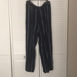 Size large high waist flowy pants
